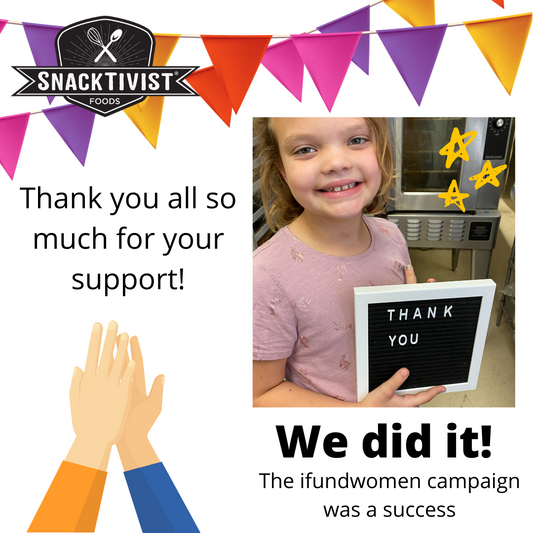 The Snacktivist-ifundwomen campaign was a success!