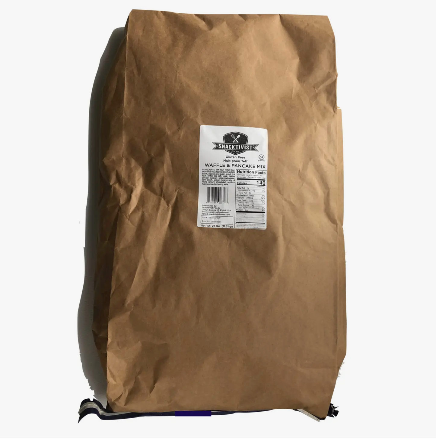 Ivory Teff Pancake & Waffle Mix, Bulk Bag