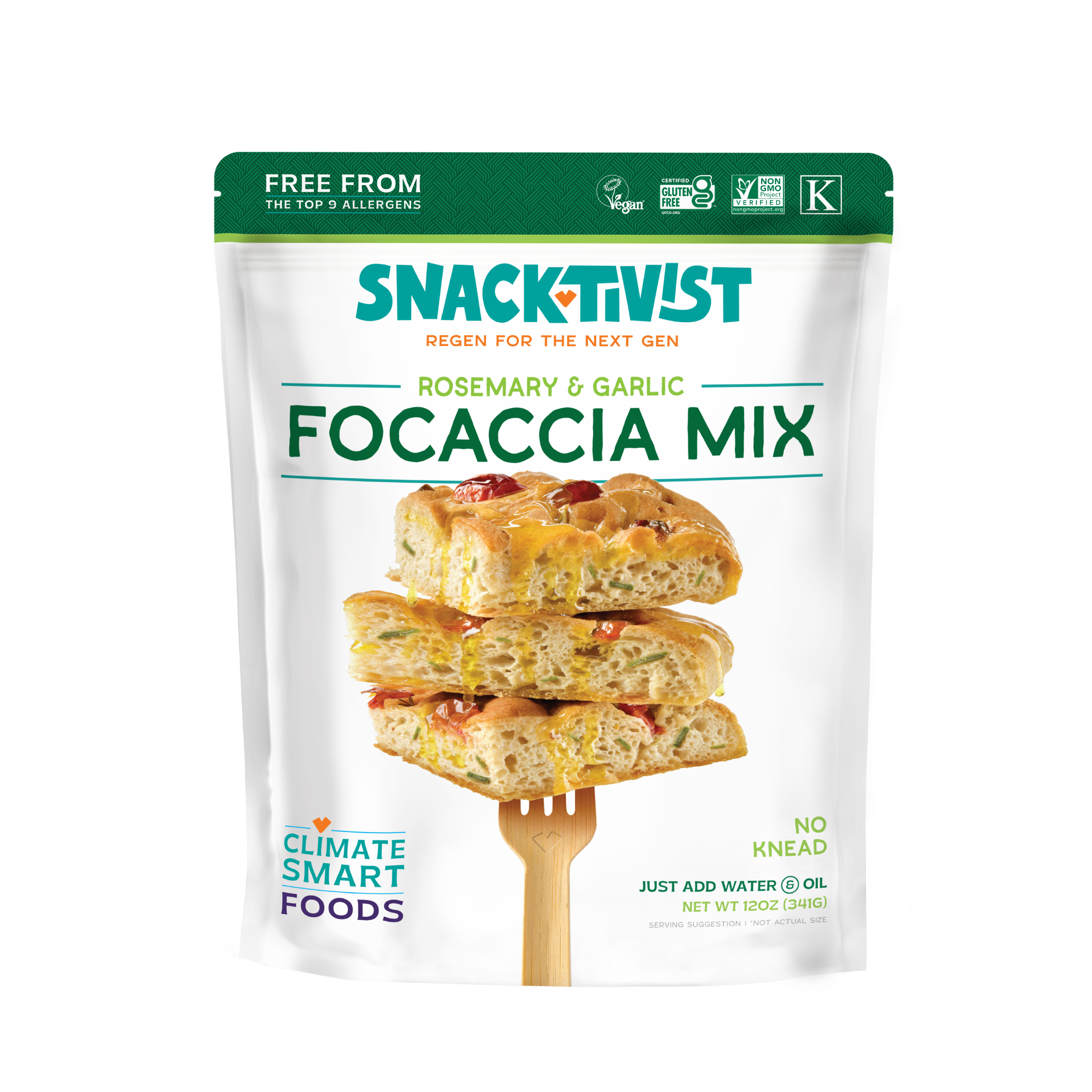 No-Knead Rosemary Garlic Focaccia Bread - But First We Brunch!