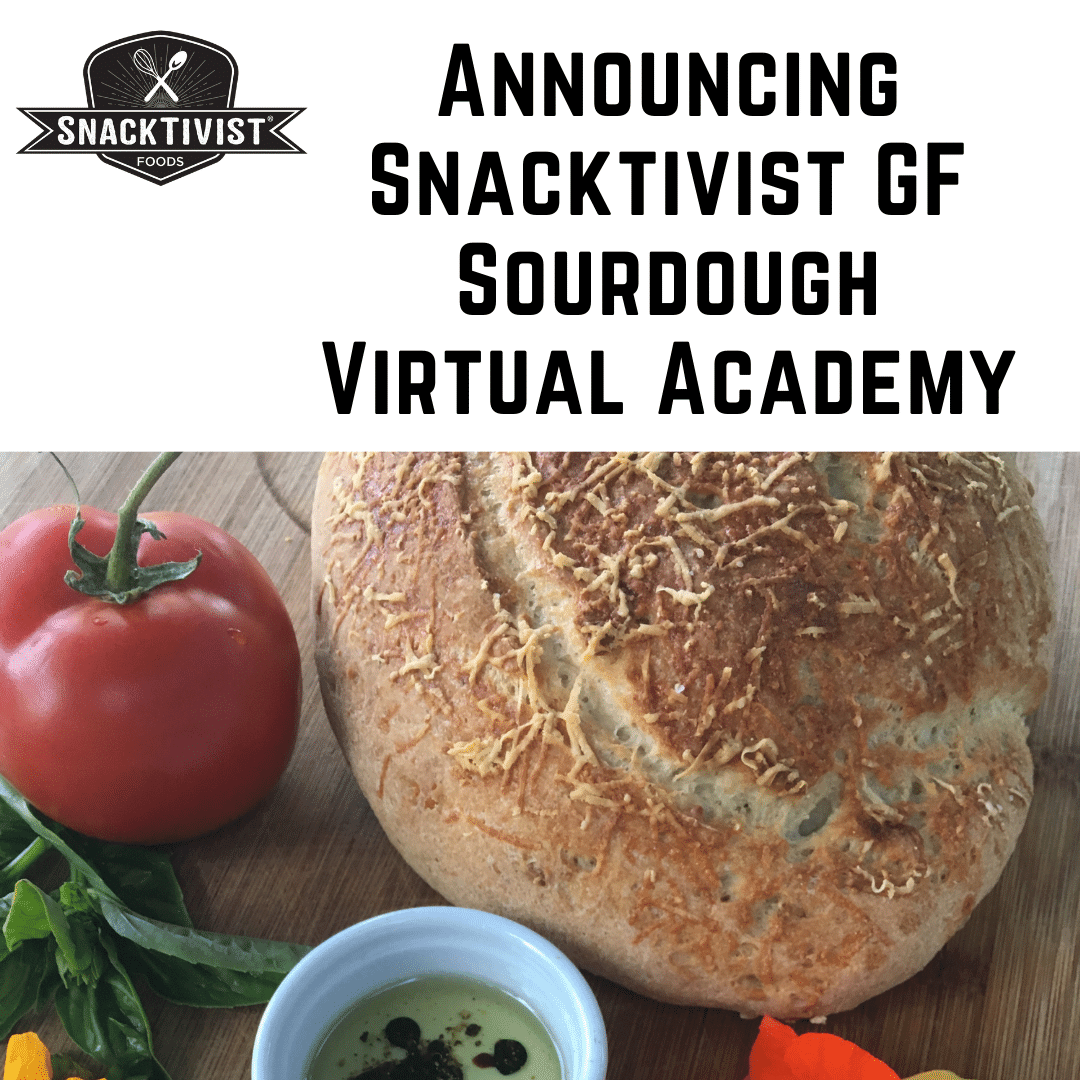 Get ready, the Snacktivist GF Sourdough Virtual Academy is starting on Feb 16th!