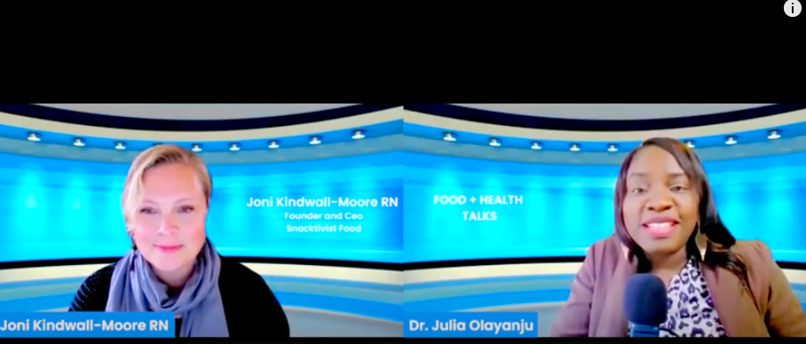 Joni and Dr. Julia on FoodNiche Food and Health Talks