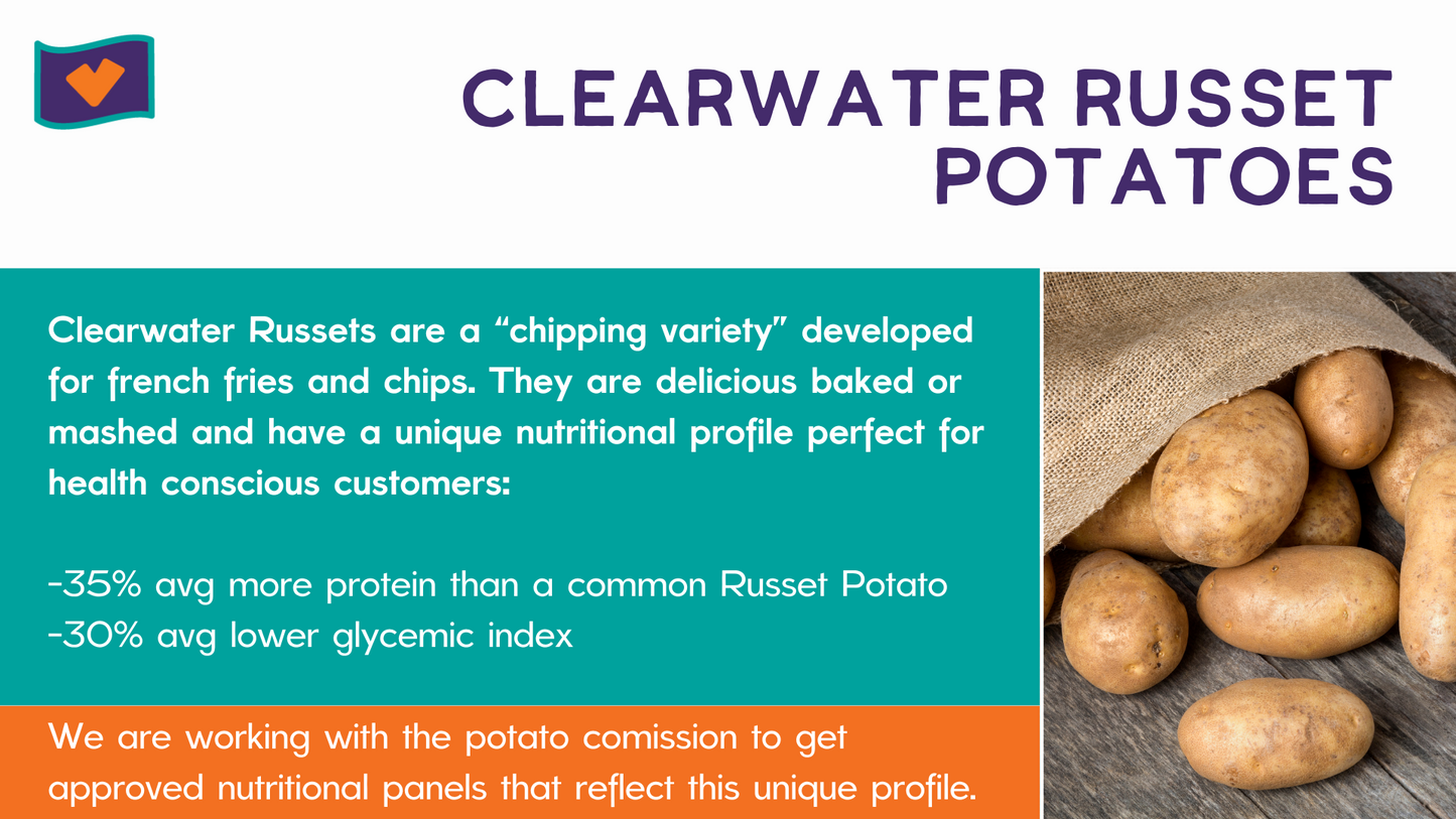 Regen Clearwater Russet Potatoes